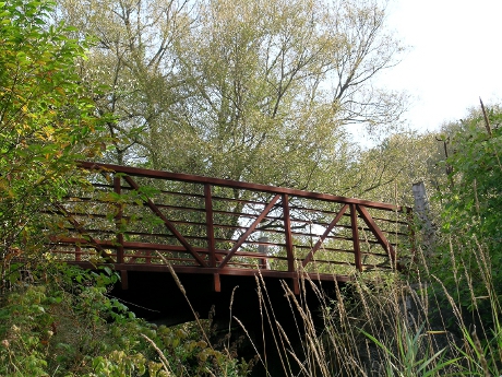 Steel bridge over Hopewell Creek